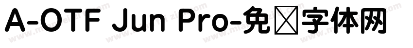 A-OTF Jun Pro字体转换